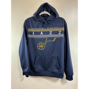 Utah Jazz Men's NBA Fleece lined Men's Pullover Hoodie, Size L